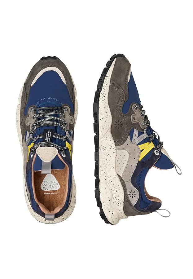 Amazon.com | Flower Mountain Men's Yamano 3 Sneakers, Grey